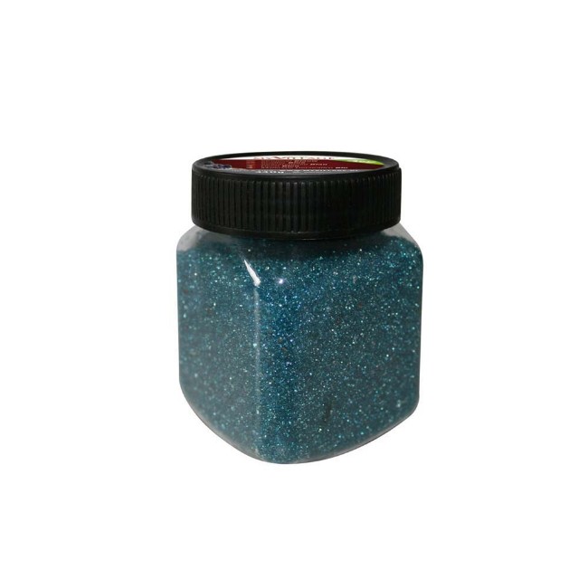 Pietre in Vetro Blu Fine per Villaggio Natalizio e Presepe 440gr