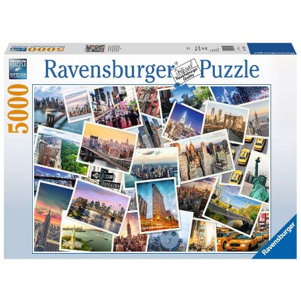 Puzzle 5000 New York la Città che non Dorme mai della Ravensburger