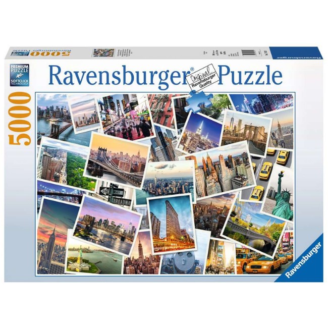 Puzzle 5000 New York la Città che non Dorme mai della Ravensburger