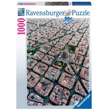 Puzzle 1000 Barcelona Vista dall'Alto della Ravensburger