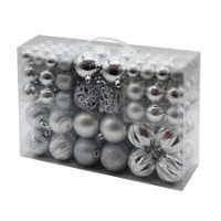 Set di 100 Palline Argento Prequ