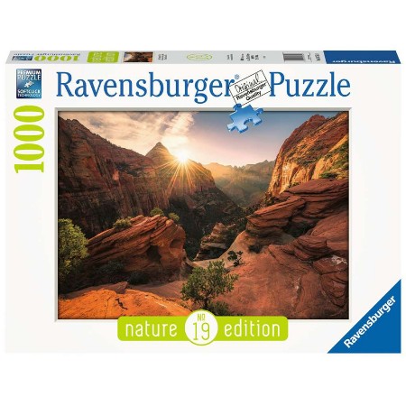 Puzzle 1000 Zion Canyon USA della Ravensburger