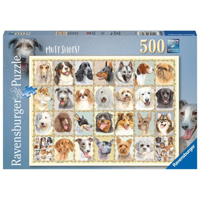 Puzzle 500 Ritratti di Cani della Ravensburger
