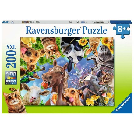 Puzzle 200 Divertenti Animali da Fattoria della Ravensburger