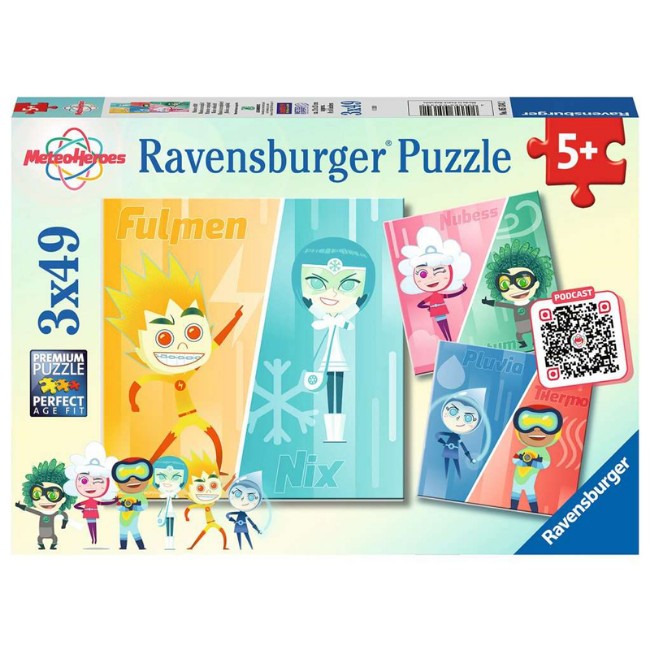 Puzzle 3X49 Meteo Hereos della Ravensburger