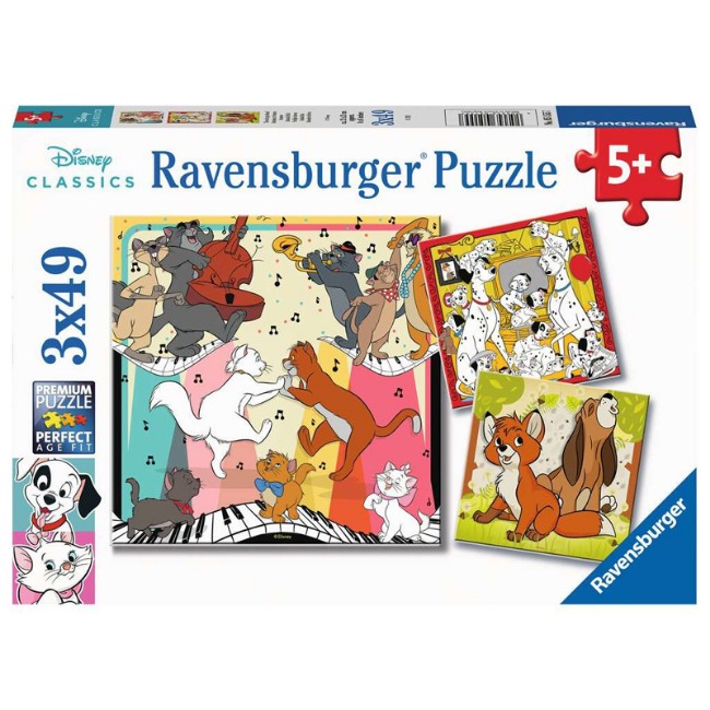 Puzzle 3X49 Disney Classics della Ravensburger 