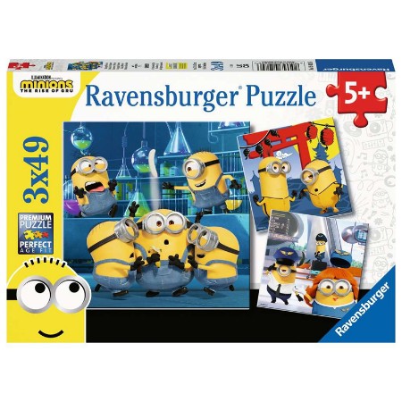 Puzzle 3X49 Minions della Ravensburger