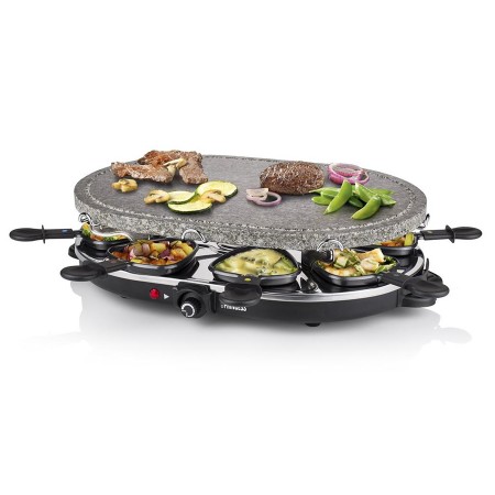 Raclette 8 Oval Stone Grill Party Princess