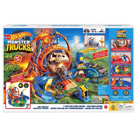 Hot Wheels Monster Trucks Arena del Vulcano della Mattel