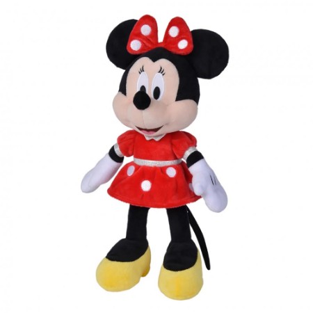 Peluche Disney Minnie Abito Rosso 35cm