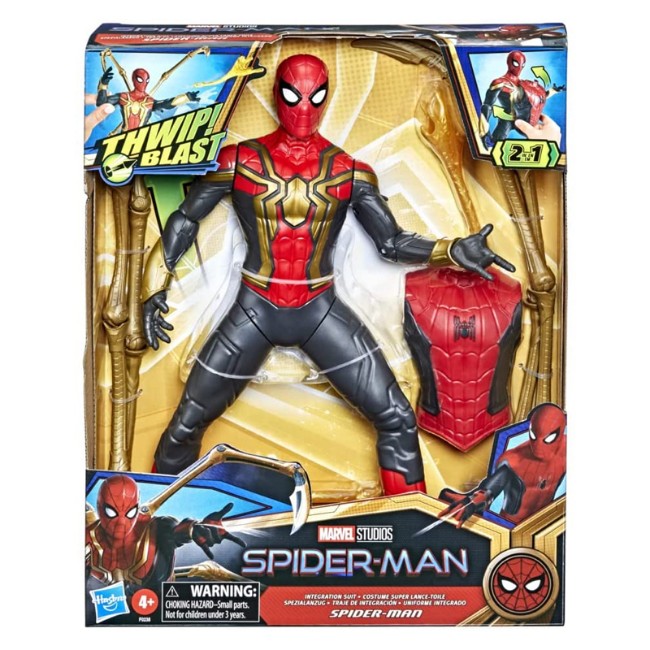Hasbro Marvel - Motocicletta Spara-Ragnatele Di Spider-Man Con Action Figure 10 Cm E 2 Missili. Giocattolo Per Bambini 4+ Anni