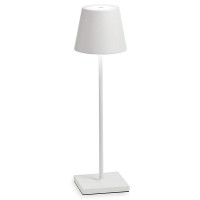 Poldina Pro Lampada da Tavolo Zafferano Bianca