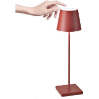 Lampada da Tavolo Poldina Zafferano Rossa