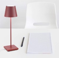 Lampada da Tavolo Poldina Zafferano Rossa