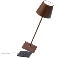 Lampada da Tavolo Poldina Zafferano Corten