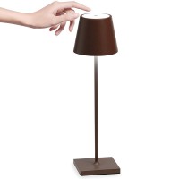 Lampada da Tavolo Poldina Zafferano Corten