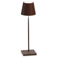 Lampada da Tavolo Poldina Zafferano Corten