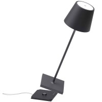 Lampada da Tavolo Poldina Grigio Scuro