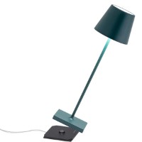 Lampada da Tavolo Poldina Zafferano Verde Scuro