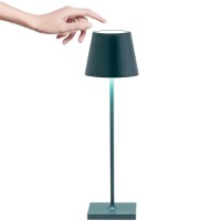 Lampada da Tavolo Poldina Zafferano Verde Scuro