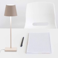 Lampada da Tavolo Poldina Zafferano Sabbia