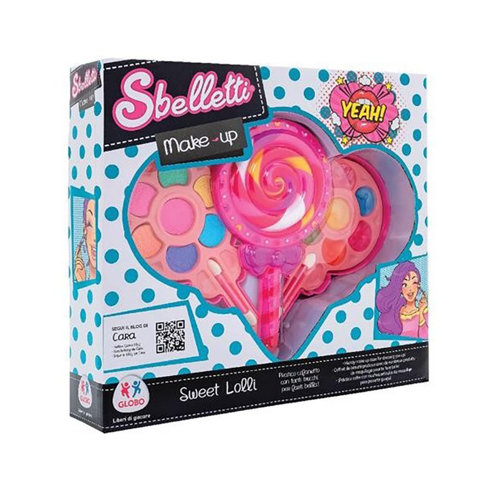 Teorema 64591 Cofanetto Trucchi Per Bambina Con Specchio - Ombretti Colorati E Lucidalabbra, Atossico, 5+ Anni