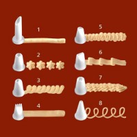 Siringa per Dolci con 8 Beccucci Delicia