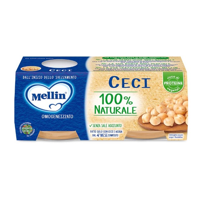 Omogeneizzato Ceci e Acqua 2x80g