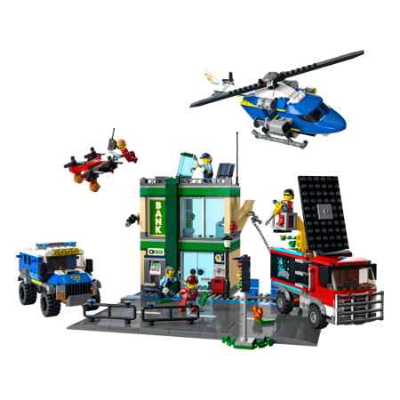 LEGO City Inseguimento della Polizia alla Banca 60317