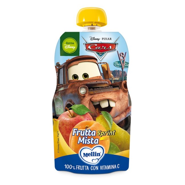 Pouch Disney Cars Frutta Mista 110g