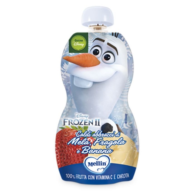 Pouch Disney Frozen II Mela, Fragola e Banana 110g