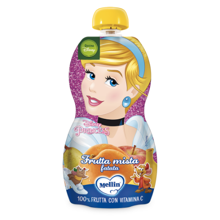Pouch Disney Princess Frutta Mista 110g