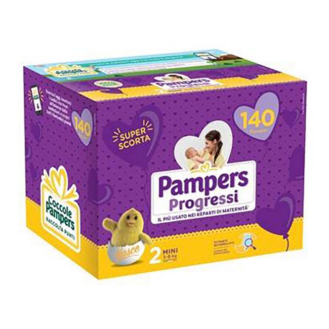 Pannolini Progressi Mini 2 Pentapack 140 pezzi