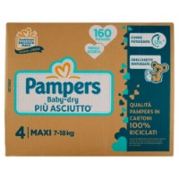 Pannolini Baby Dry Maxi 4 Jumbo 160 pezzi