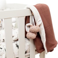 Bamboom Coniglietti lavorati a maglia con Clip - Pink