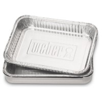 10 Vaschette di Raccolta per Barbecue Serie Q, Pulse, Spirit, Weber Traveler e Genesis II LX 200/300