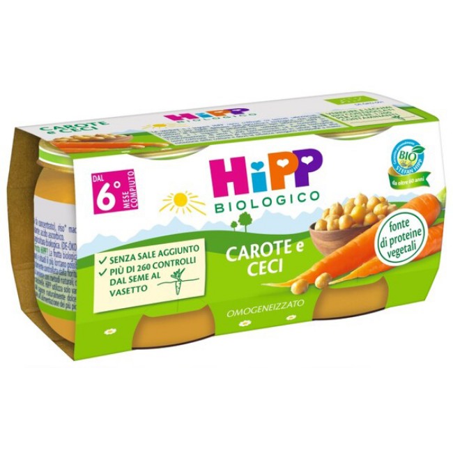 Omogeneizzato Bio Carote e Ceci HiPP