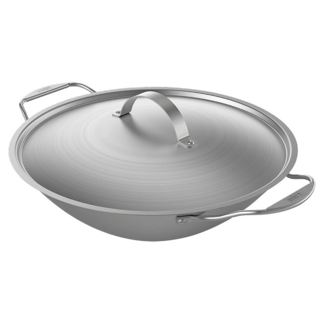Wok con Cestello di Cottura a Vapore