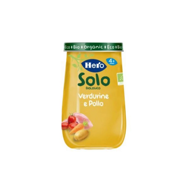 Omogenizzato Baby Pollo e Verdure 190g Hero Solo