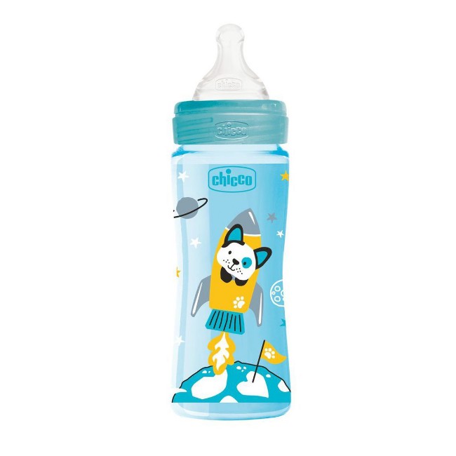 Chicco Biberon Benessere Silicone 330ml Rosa E Azzurro - Farmasanitaria Dolce Infanzia Aversa - 12