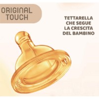 Tettarella Original Touch in Caucciù  +6m  2pz Chicco