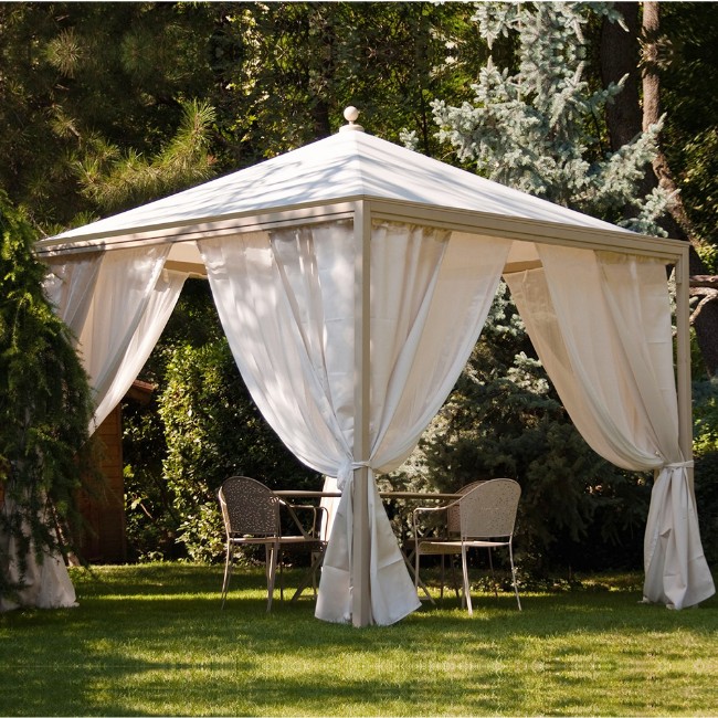 Gazebo Unosider Ottoemezzo 350x350cm Sabbia	