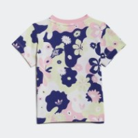 T-Shirt Flower Allover Print Adidas