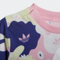 T-Shirt Flower Allover Print Adidas