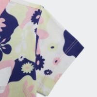 T-Shirt Flower Allover Print Adidas