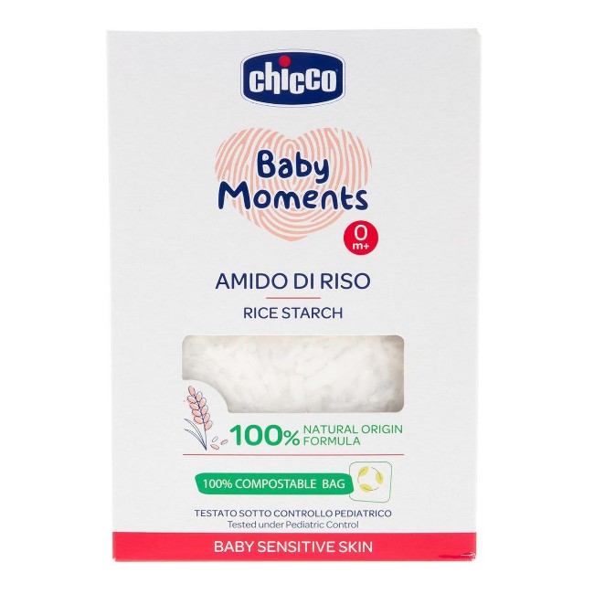 Chicco Amido di Riso Naturale - Lenitivo, Emolliente e Rinfrescante 250gr di Chicco
