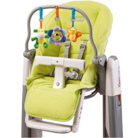 Peg Perego Kit Rivestimento Seduta e Arco Gioco per Seggiolone Pappa Tatamia Follow Me - Verde