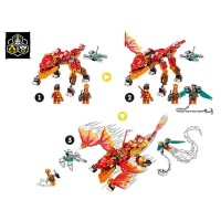 LEGO Ninjago Dragone del Fuoco di Kai - Evolution