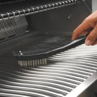 Spazzola Legno e Acciaio Inox per Griglia Acciaio Inox