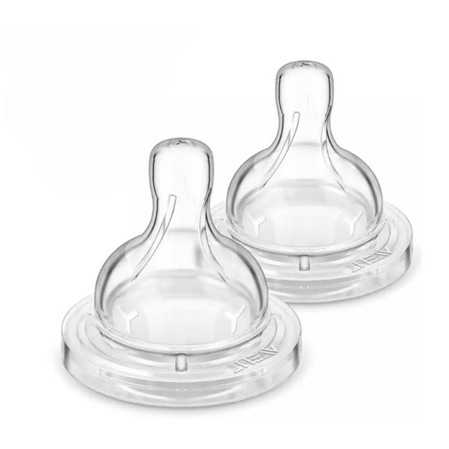 2 Tettarelle Classic per Liquidi Densi - Fessura a Y Philips Avent